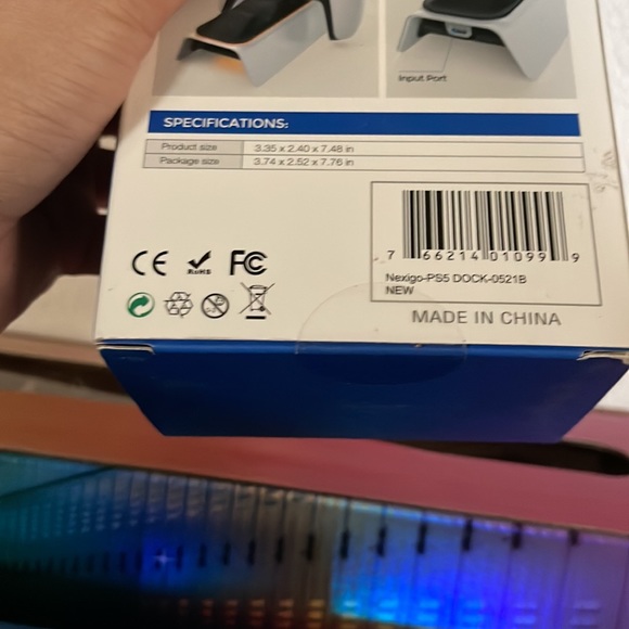 NexiGo Enhanced PS5 Controller Charger Playstation 5 Charging Station NEW IN BOX - Picture 4 of 11